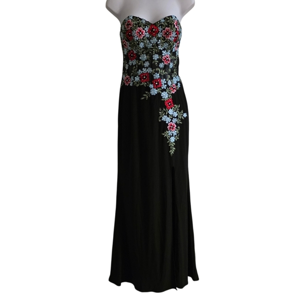 Vintage Blondie Nites Strapless Gown- 3 - Picture 3 of 16